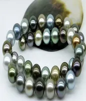 Pearl Jewelry Stunning 1011mm Tahitian Multicolor Pearl Necklace 18inc 구입