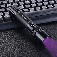 Flashlights Torches TMWT High Quality 2Pack 365nm UV Rechargeable Ultraviolet Lantern 395nm Black Light Torch For Jade Amber Detect246V