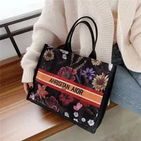 59% Off Evening Bags Factory Online Designer Bags Large capacity female star same model shopping atmosphere canvas portable Tote