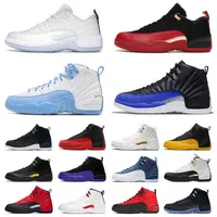 المصمم Jumpman 12 12S XII Mens Basketball Shoes Hyper Royal Black Taxi Super B Low Easter Ovo White Sports Sneakers Big