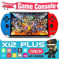 Portable Game Players X12 Plus 7 inch Handheld Portable Game Console maximum support for 32GB TF card support TV Out video game machine boy player T220916