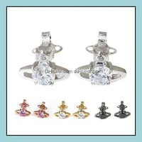 Charm Charm Charmkiki Japan koopt Westwood Reina Diamond Jewelry in 4 Colors Drop Delivery 2021 oorbellen Dayupshop Dhexb