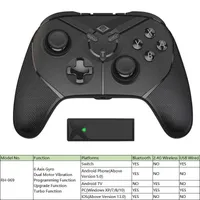 Game Controllers Joysticks For Nintendo Switch Pro 2.4G Wireless Bluetooth Gamepad For Windows 7 8 10 XP IOS Android TV Box PS3 Joystick Controller T220916