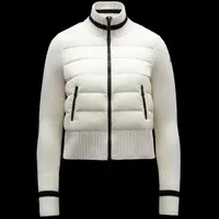 Monclair Knit short womens down jacket Fashion hombre Casual Street Highs Quality Brand jackets Size S-XL