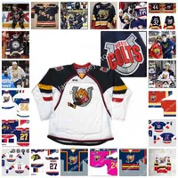 College 2022 Custom Ohl Barrie Colts Stitched Hockey Jersey 25 Declan Mcdonnell 21 Oskar Olausson 34 Ryan Del Monte 26 Oliver Smith 14 Ian L