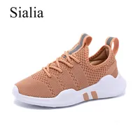 Sialia Slip-on Children Shoes For Kids Sneakers Boys Casual Shoes Girls Sneakers Breathable Mesh Footwear School Trainers 20202828