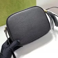 Projektanci Worki na ramiona dla kobiet swobodne kamery 2022 skórzane torebki portfel Crossbody Soho Disco Bag Fringed Messenger Portse 22cm 308364