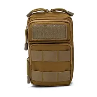 Outdoor Survival 1000D Molle Accessoire zaktas 3 Pocket Tactical Small Shoulder Taille Bag voor jagen op kamperen Klimmen Wandelen 270x