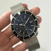 2022 Luxus hohe Qualität Superocean Sport Chronograph Quartz Watch Männer Watch Edelstahl 46mm Herren Uhren Geschenk Orologio 241f