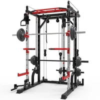 2020 New Smith Machine Steel Squat Rack Gantry Frame Litness Home Devilure Conclude Squat Bench Press Frame 1287O