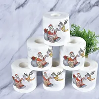 Kerstdecoraties Toilet Roll Paper Santa Claus Badkamer 2022 Navidad Noel Xmas Jaar Tissuechristmaschristmas