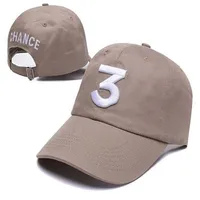 فرصة جديدة للمغني الراب 3 أبي قبعة البيسبول قبعة قابلة للتعديل حزام أسود البيسبول كبسولات 258o