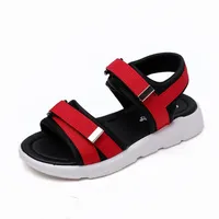 CUZULLAA Kids Tap Beach Sandals For Girls Boys Summer Rubber Sole Hook & Loop Slip-resistant Sandals Shoes Size 26-36253H