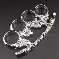 about Weight 153g Metal Brass Knuckle Duster Four Finger Self Defense Tool Fitness Outdoor Safety Defenses Pocket Edc Tools Protectiv247V