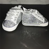 Sparkle Clear Newborn First Walkers Walkers Handmade Baptenfing Magnitous Glitter Fabulous Sapatos Baby Prewalker263i