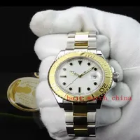 2019 Fornitore di fabbrica Luxury Asia Movimento Qualit￠ 40MM 18KT Gold in acciaio inossidabile quadrante bianco 16623 orologi da uomo automatico203g203g