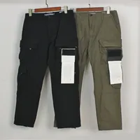 Topstoney Brand Pants de piedra Función de lavado de cuatro bolsillos Etiqueta lateral de la isla de carga casual Tamaño M-2XL