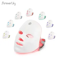 Dispositivos de cuidado facial Cargo USB 7Colors Mask LED Pon Therapy Rejuvenecimiento anti acné Remociones de arrugas Marca de cuidado de la piel Precediante 220916