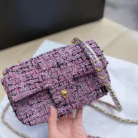 Pink Sugao handväskor kedja axel crossbody väskor lyxiga kvinnor toppkvalitet designer med låda bra hårdvara tjej mode shopping väska handväska 2 storlek wxz-0915-120