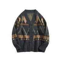 Men's Sweaters Harajuku Sweater Oversize Streetwear Korean Fashion Cardigan Pullover for Men Knitted Sweater Coat Men Cardigan Masculino 220919