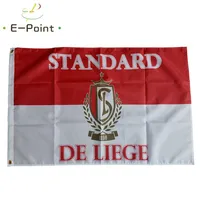 Бельгия Стандарт Liege FC 3 5ft 90см 150 см. Полиэфирные флаги украшения летающие домашние садовые флаг праздничные подарки197d