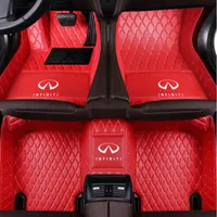 Fit For INFINITI Q50 Q60 Q70LQX60 leather Car Floor Mats Waterproof Mat2014-2020 Non-toxic tasteless and easy to clean223h