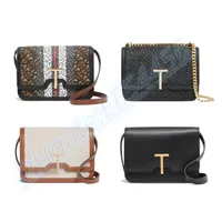 Designer Luxury TB Lock ￩paule fourre-tout sac Messenger Derni￨res marque petite embrayage en cuir en soul￨ve des hommes ￠ cartes ￠ plaid de porte-plaid