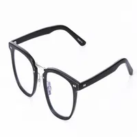 الأصفر زائد العلامة التجارية مصمم العلامة التجارية Titanium Men Women Glasses Frames Eyeglasses Pansical Frame Prescription Eyewear نظارات واضحة