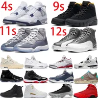 Nike air jordan Retro 4 Basketball Shoes 4S Крем Цвет Кактус Джек Мужчины Женщины Неоновый Суд Фиолетовые Бредные Мужские Тренеры Спортивные кроссовки EUR 36-46