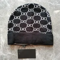 Classic Designer Beanie Women&#039;s Fashion Design Knit Hat Winter Wool Hat Letter Stripe Embroidery Unisex Warm Skull Caps 5 color