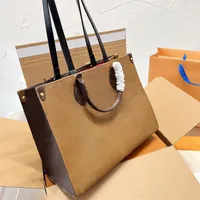 Onthego Tote Bags Designer حقائب اليد الفاخرة العلامات التجارية الفاخرة حقيبة كتف واحدة كلاسيكية نساء Crossbody حقيبة يد كبيرة سعة غير رسمية