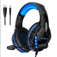 PC PS4 için Mikrofon Oyun Kulaklıkları ile Oyun Kulaklığı