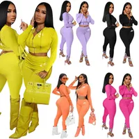 2022 Brand Designer Women Letter Tracksuits Winter Fall Hooded 2 Piece Sets Jacket Pants Zipper Sports Suit Fashion Long Sleeve Outfits 5643