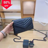 Designer Evening Bag New Shoulder Mini Handbag Genuine Leather Com with Box Woc Chain Women Luxurys Fashion Digners s Female Clutch Classic High Quality Girl s Withs