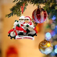 Noel dekorasyonları ağaç kolye açık kapalı Noel Baba Süsleri Toptan DD