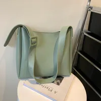 Umh￤ngetaschen Trend Frauen modische PU Leder Big Handtaschen Designer Marke Weiche Oberfl￤che Einfache Top -Verkaufs -Griff -Tasche