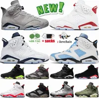 Jumpman Basketball Shoes 6 6s British Khaki Electric Green Carmine Mens Sports Sneakers 12 12s Low Easter Arctic Punch Utility 13 13s Flint Trainers