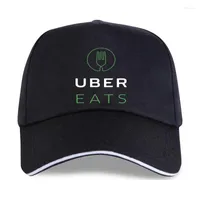Ball Caps Uber ест пищу 2022 Black Baseball Cap 011931