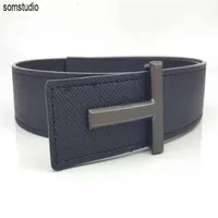أحزمة مصمم الحزام الفاخرة للرجال Big Tom Boxle Belt Male أحزمة العفة Top Fashion Mens Ford Leather Belts256C