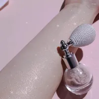 Airbrush Dövme Malzemeleri Malzeme Makyaj Vücut Pırıltılı Toz Fastroing Bronzer Yüz Shimmer Doku Aydınlatıcı Sprey Kadınlar