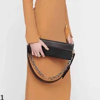 여자 가방 프랑스 소수 민족 디자인 고급 텍스처 단일 어깨 메신저 손을 운반 체인 바게트 220919