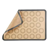 Non-Stick Silicone Baking Mat Pad Sheet Baking Pastry Tools Rolling Dough Mat Large Size For Cake Cookie Macaron Kitchen Tools Y20289N