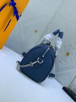2022 Designer Handbags Crossbody Women's Embossed Silver Chain Leather Can Shoulder Carry Handbags M58958