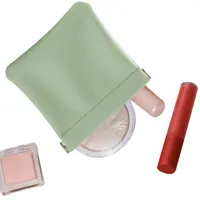 Sac de cosmétique de poche Pas de fermeture à glissière et sacs imperméables pour sac à main Pu Leather Tobetry Pouche de maquillage