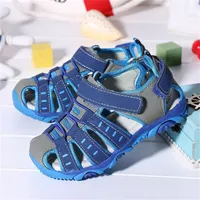 Children's Shoes Boys Sandals Summer Toddler Baby Boy Closed Toe Casual Sandal Soft Sole Beach Shoes Sneakers #LR3 Y2004041999
