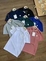 Billigere Männer-T-Shirts 7 Farben Basic Mens Polo-Hemd Brust Hemden Frankreich Luxus Marke T-Shirt Size M-xxl Warm halten