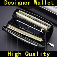 Come with BOX Designer Wallet high quality Luxury mens Designer brand women wallets Genuine Leather zipper Handbags purses 60015 6259r