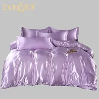 Bedding sets Bonenjoy 1pc Bed Cover for Summer QueenKing Size Quilt Covers Satin parrure de lit 2 personnes Double Beddingno pillowcase 220919