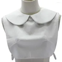Bow Ties 2022 Douppe de poupée pour femmes faux faux collier blanc noir détachable demi-chemise pull d'automne colliers d'été nep kraagie
