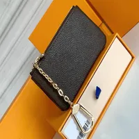 كيس رئيسي M62650 Pochette CLES مصمم أزياء محفظة نسائية الرجال الرئيسية حلقة الائتمان حامل عملة العملة الفاخرة مصغرة محفظة حقيبة 234i